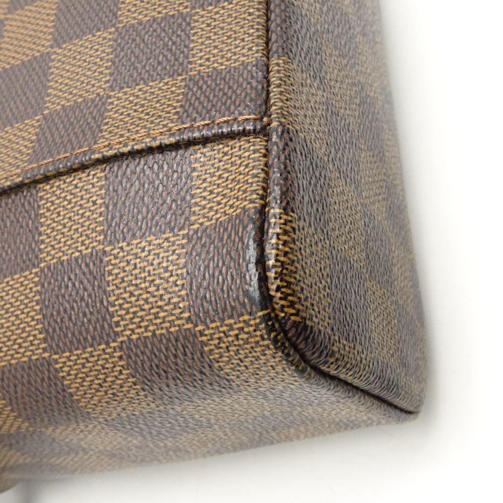 Louis Vuitton Damier Olaf PM Ebene Shoulder Bag Brown - Picture 7 of 8